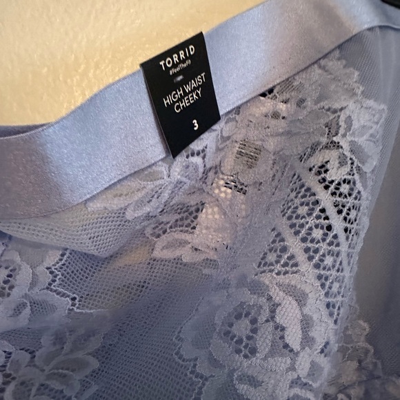 Torrid Blue Lace Panties - Picture 2 of 8